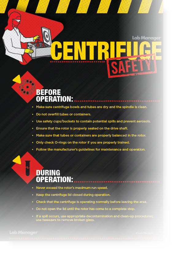 Centrifuge Safety Lab Manager